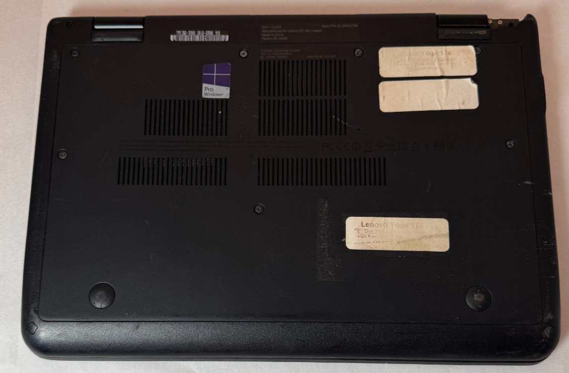 Lot of 2 Lenovo ThinkPad Yoga 11E 11.6″ – As Is