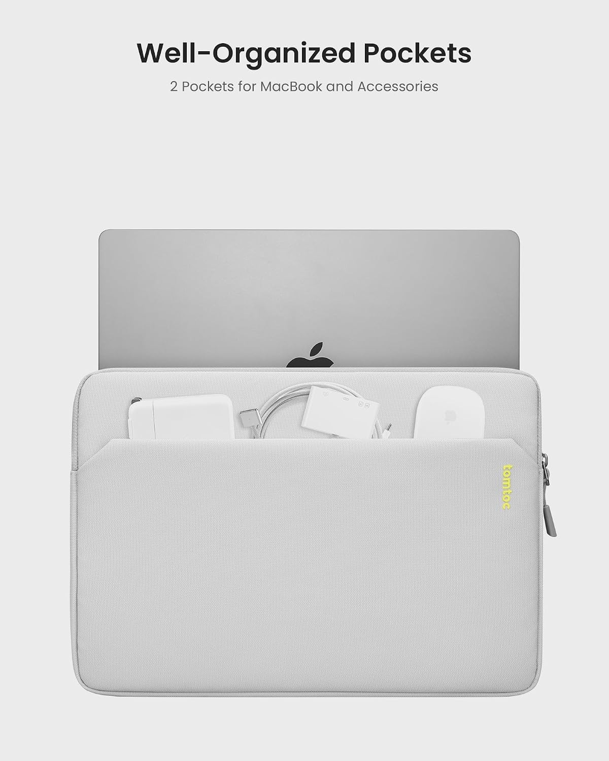 Slim Laptop Sleeve for 16-inch MacBook Pro M5/M4/M3/M2/M1 Pro/Max 2026-2019, XPS
