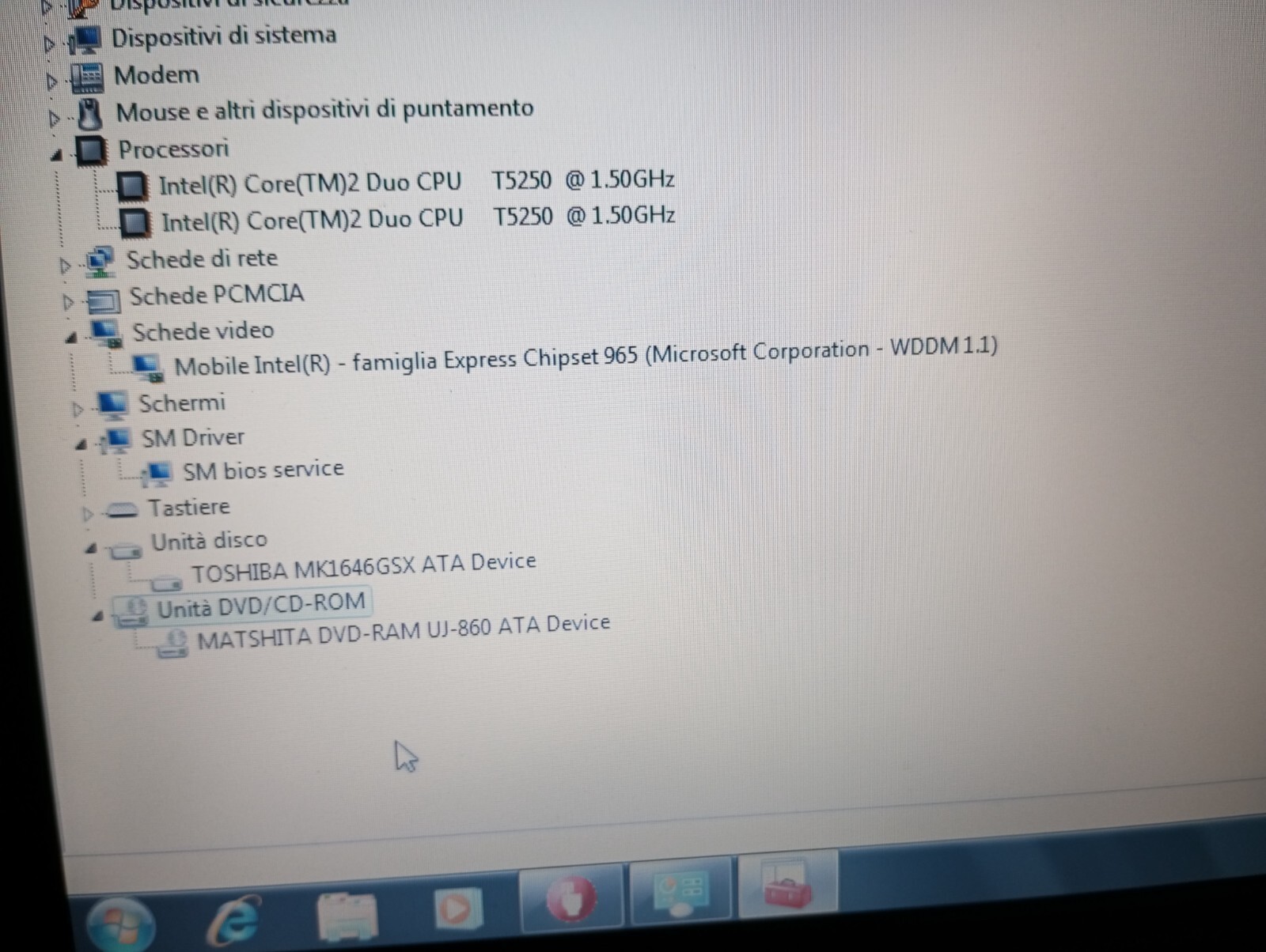laptop pc lenovo thinkpad r61i + windows 7