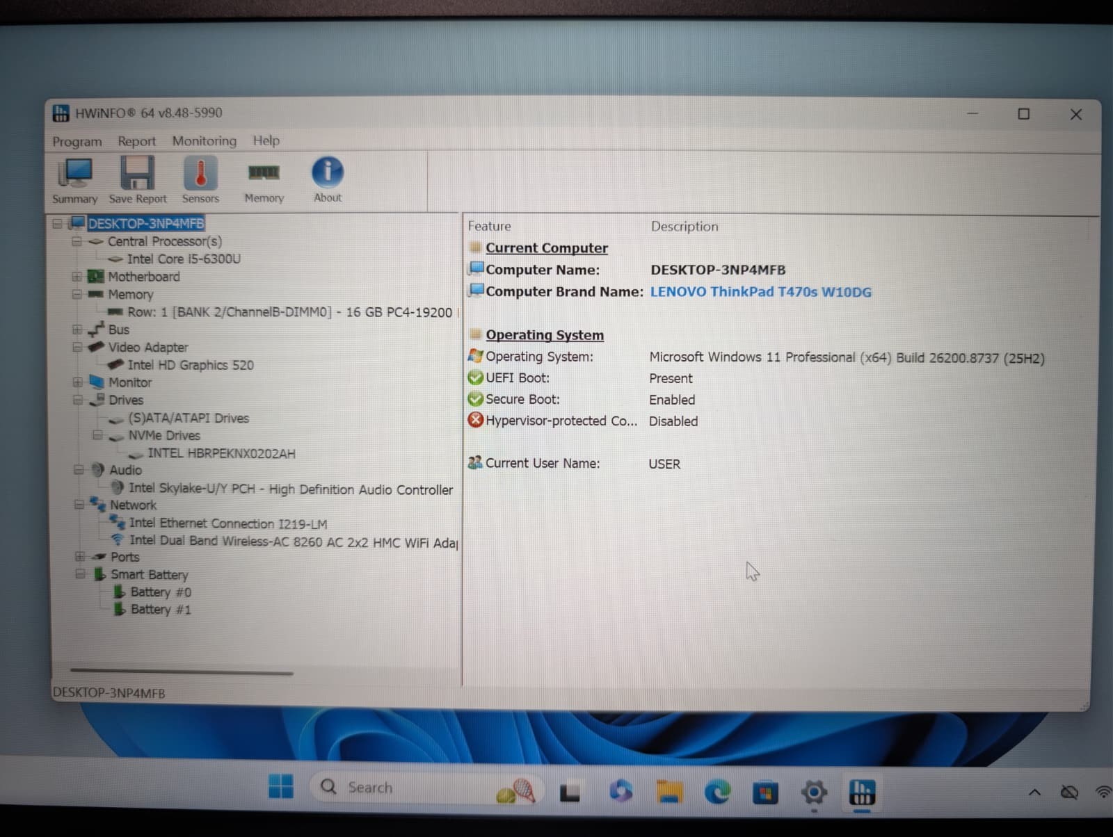 Lenovo ThinkPad T470s | i5 6th Gen 20GB RAM 512GB SSD | FHD Backlit 2 Batts