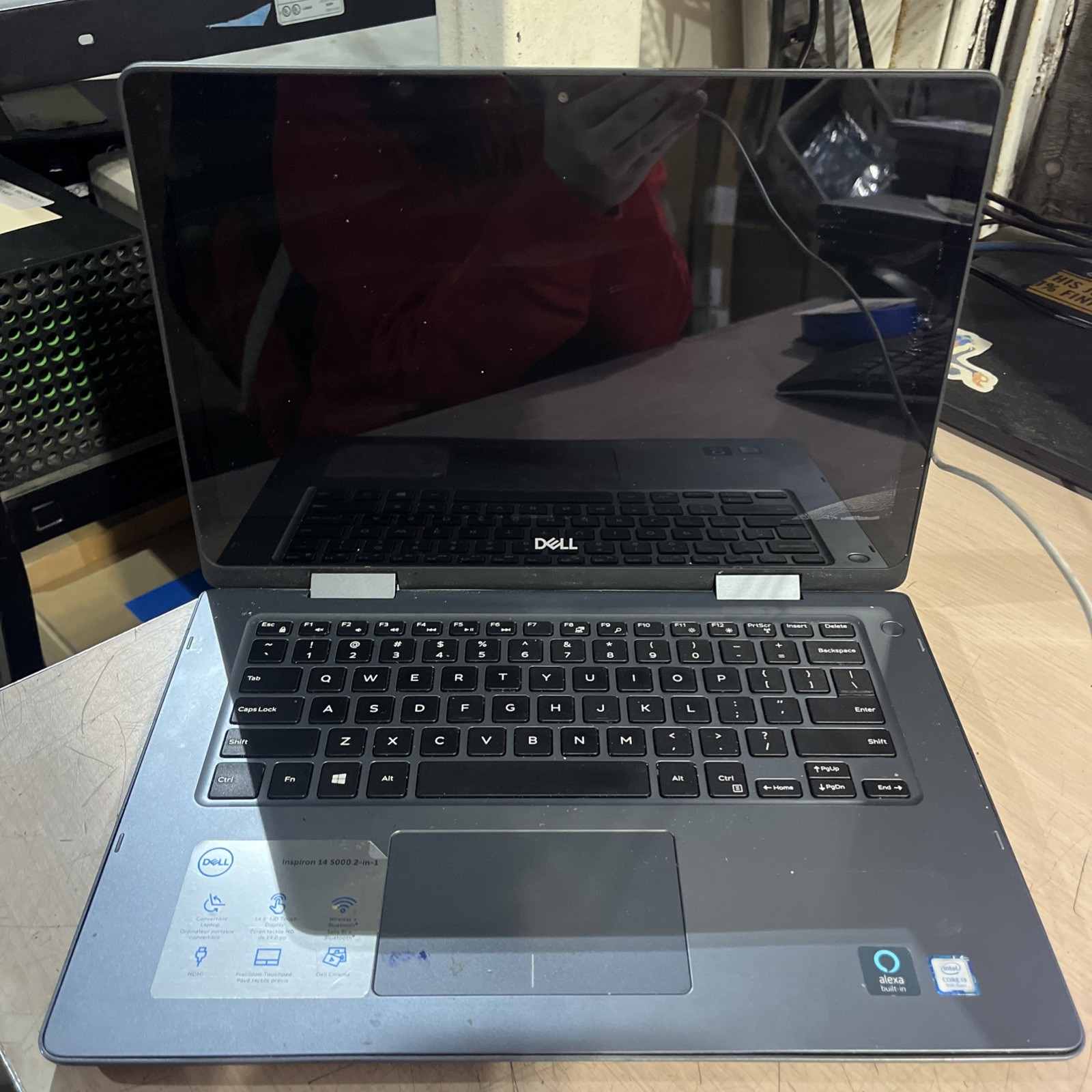 DELL INSPIRON 14 5000 2 IN 1 INTEL CORE I3 8TH GEN 8GB RAM NO HD