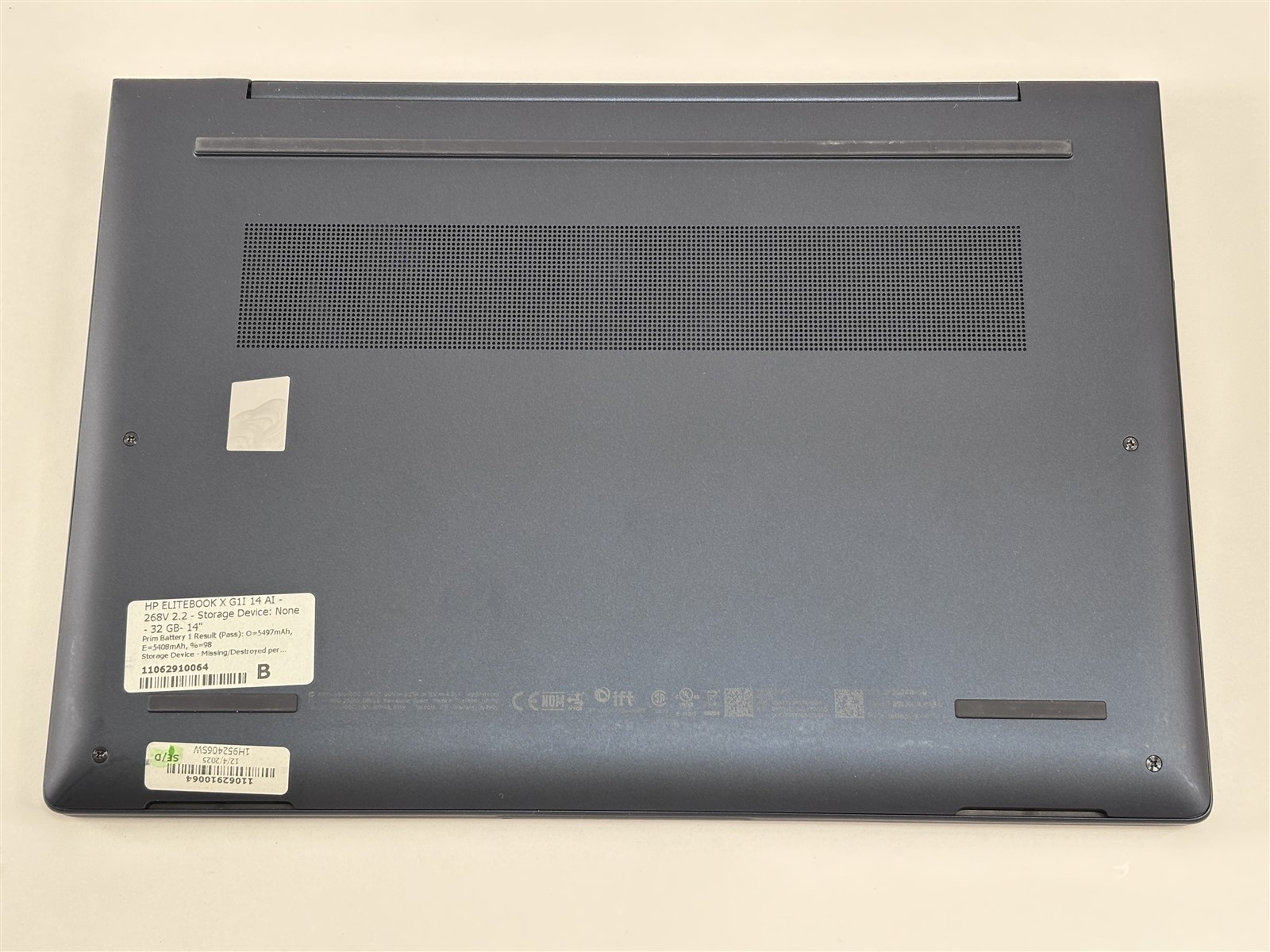 HP EliteBook X G1i 14″ Core Ultra 7 268V 2.2GHz 32GB NVMe SSD Arc 140V