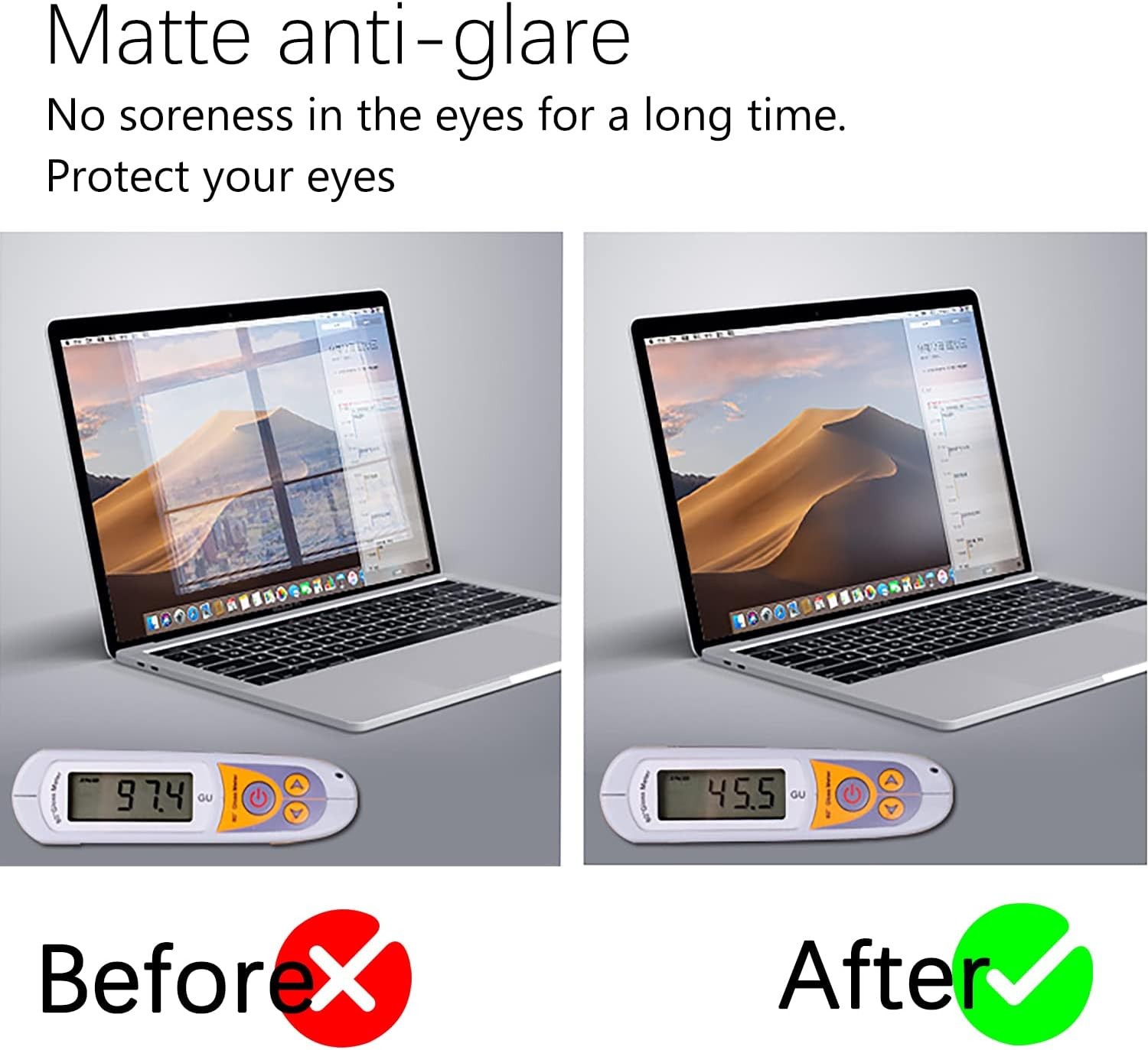3 Pack Anti Glare (Matte) Screen Protector Designed for MacBook Pro 16 inch