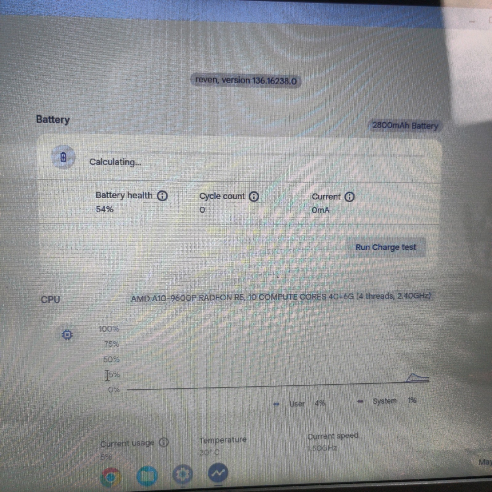 HP 15ba113cl AMD A10 9600P RADEON R5 2.4GHz 16GB RAM 1TB HDD CHROME FLEX OS READ