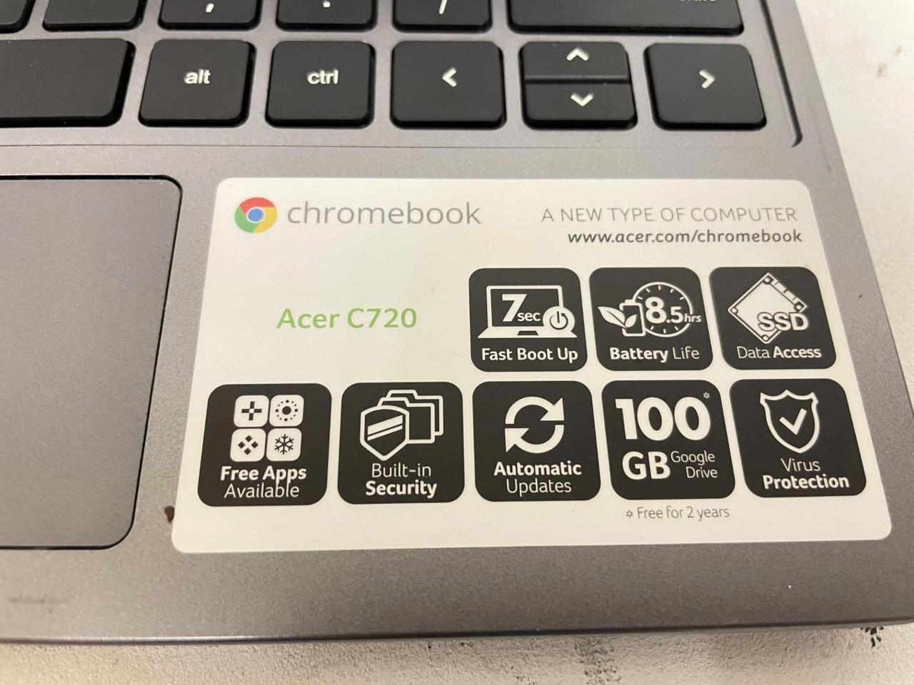 Acer C720 Chromebook Laptop