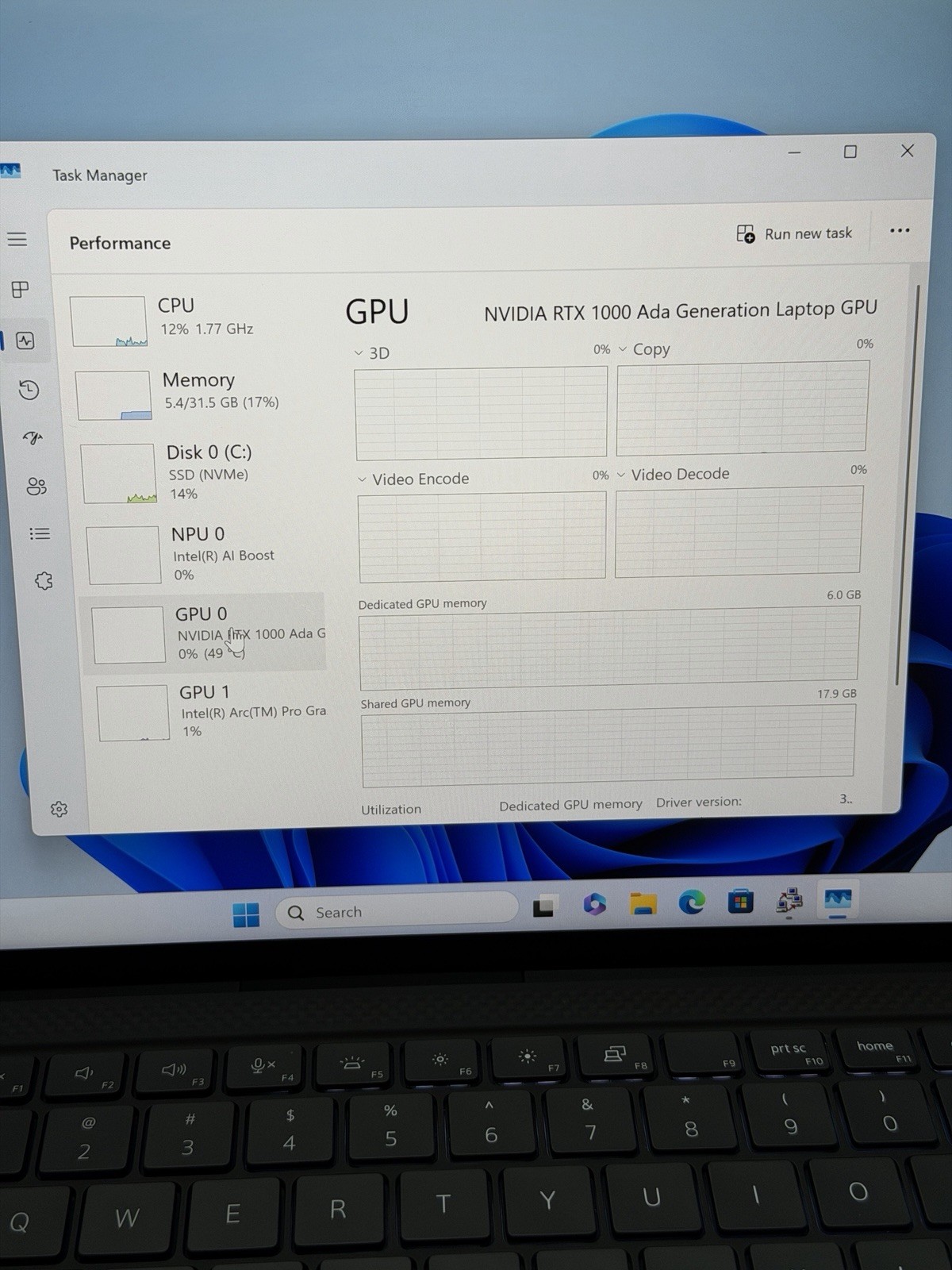 Dell Precision 5490 QHD+ Ultra 7 165H 32GB 1TB RTX 1000 Ada Intel Arc | DESCRIP