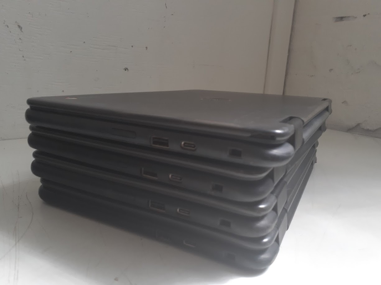 Lot of 10 Dell 3100 Chromebook 2in1 11″ Touchscreen 4GB RAM 32GB eMMC -Fair