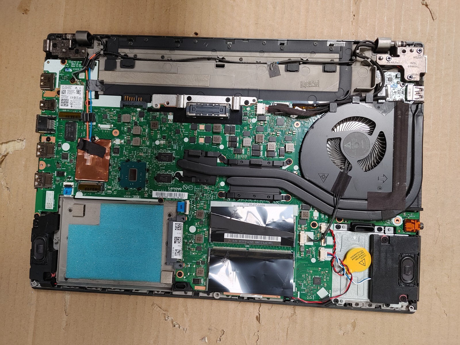 Lenovo ThinkPad Core i7-6700HQ@ 2.60GHz, NO RAM ,NO HD ( Selling Motherboard)