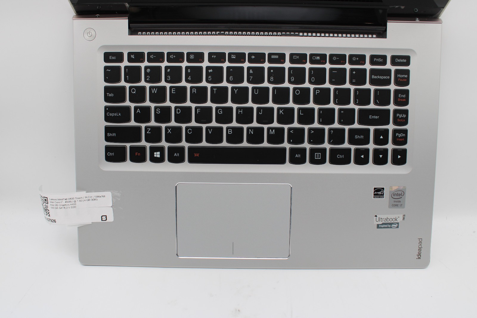 Lenovo IdeaPad U430 Touch i7-4500U @ 1.8 GHz 4GB RAM 120GB SSD No OS