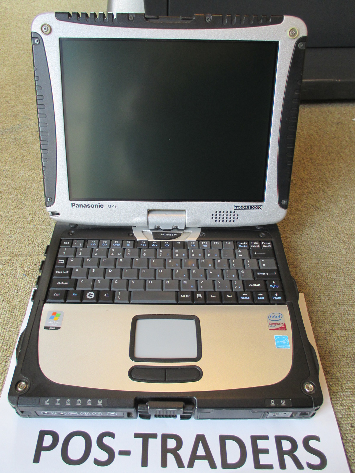 PANASONIC TOUGHBOOK * CF-19 * NO TOUCH * XP Core Duo 1.06GHZ-80GB-1.5GB RAM 18