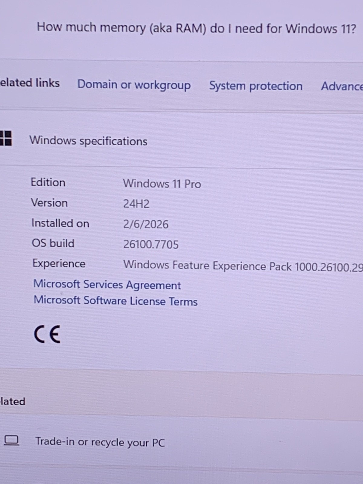 LENOVO THINKPAD P15V GEN 2 i7-11800H@ 2.30GHz 16GB RAM 512GB NVMe W11P W/AC*READ