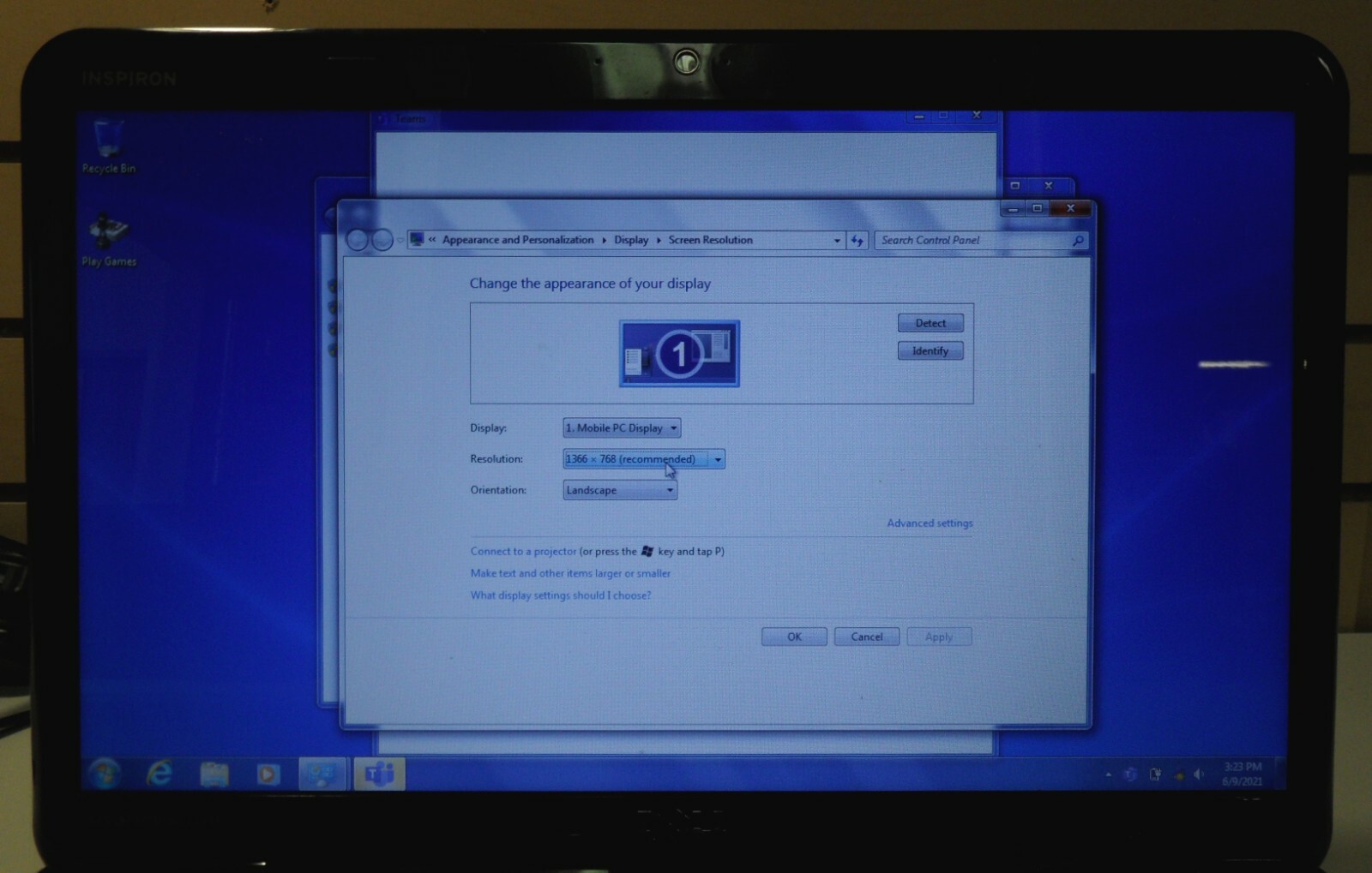 Dell Inspiron 15R N5110 Laptop 4 Parts Booted Windows 500GB Hard Drive Wiped *