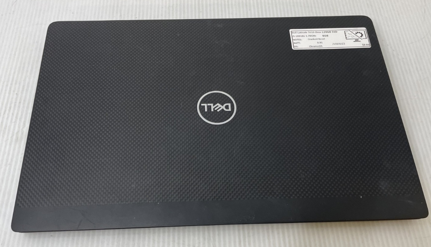 Dell latitude 7410 Chrome i5-10310U 8GB 128GB ChromeBook 91% Batt Health JM8XL63