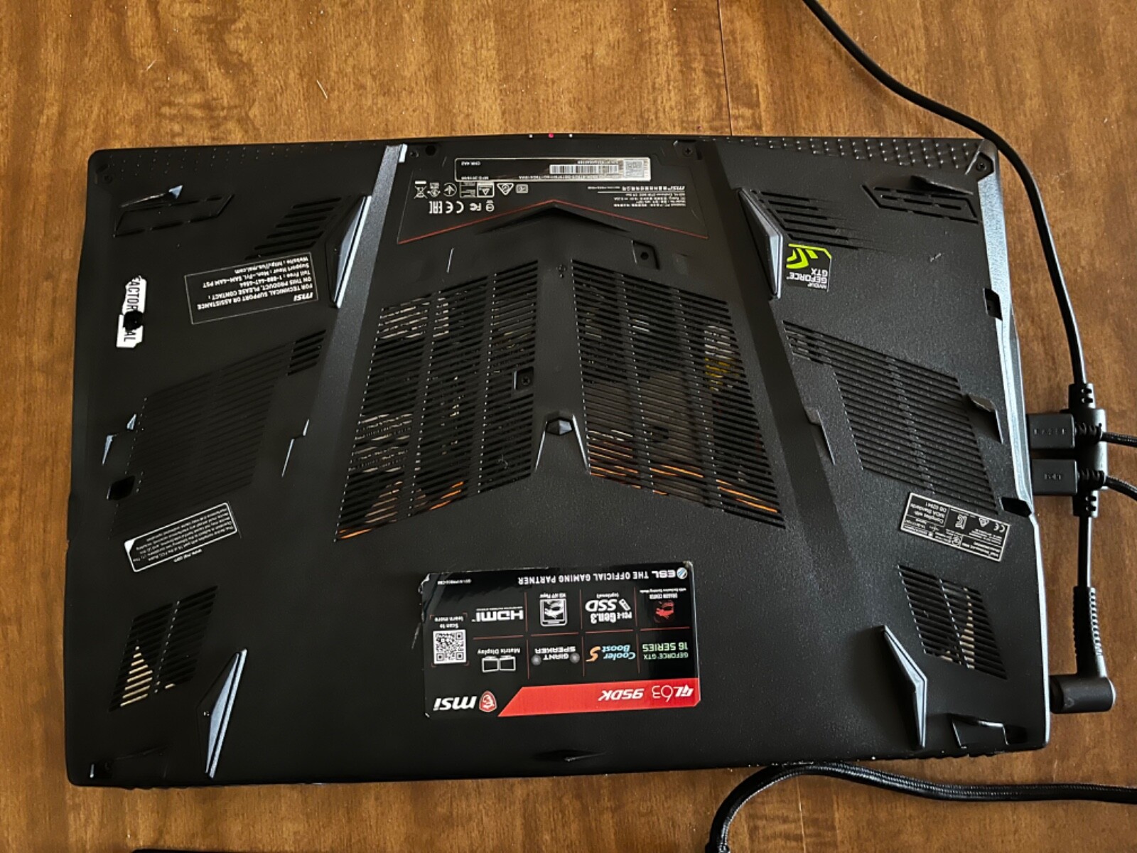 MSI GL63 9SDK 15.6″ Intel Core i7-9750H @ 2.60GHz – 16GB DDR4 – 512GB SSD
