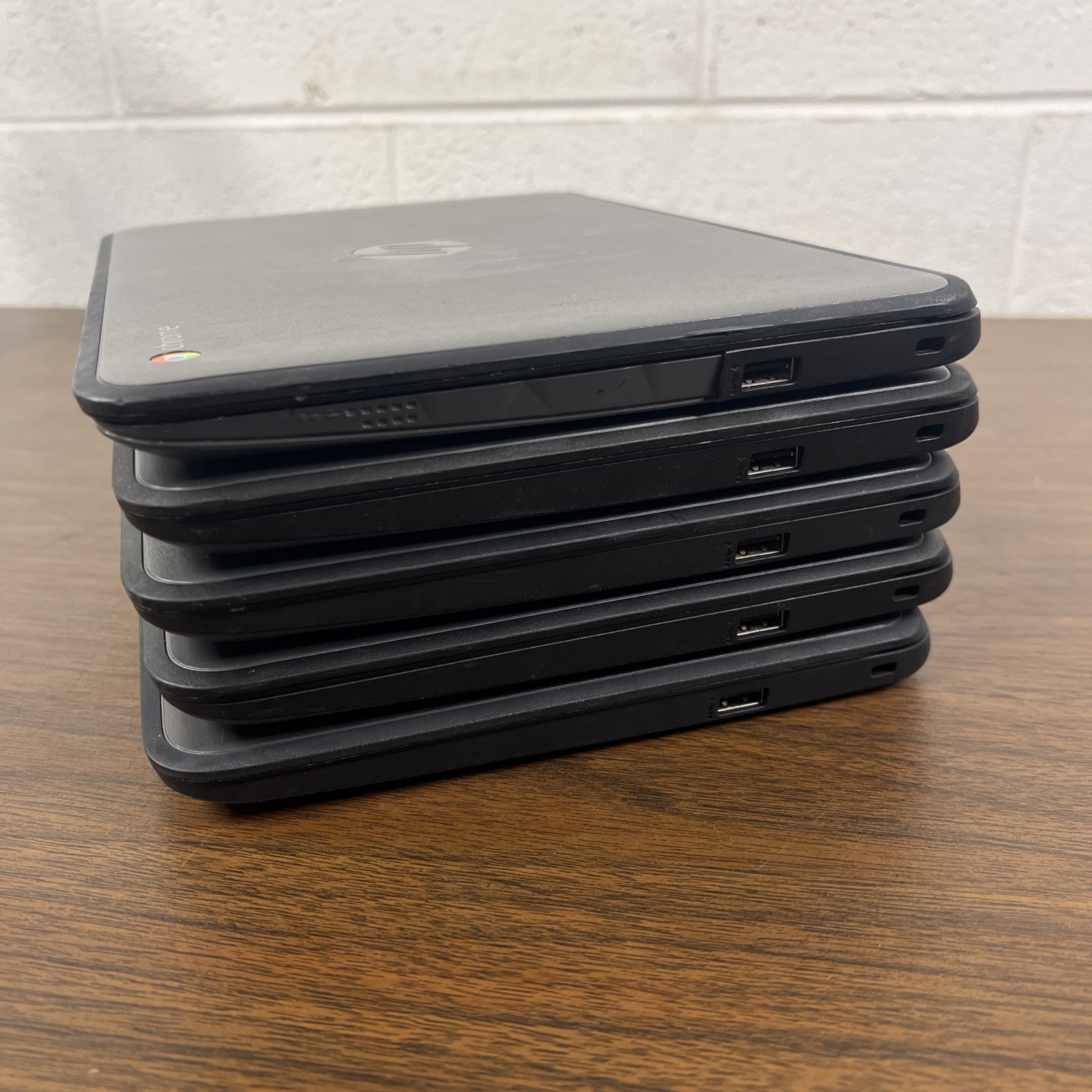 Lot Of 5 HP Chromebook 11 G5 EE | Celeron N3060 1.6GHz CPU | 4G Ram | 16G eMMC