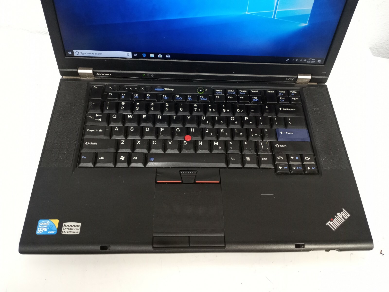 Lenovo ThinkPad W510 15.6″ Intel Core i7-Q720 1.60GHz 8GB 1TB HD NVIDIA FX 880M