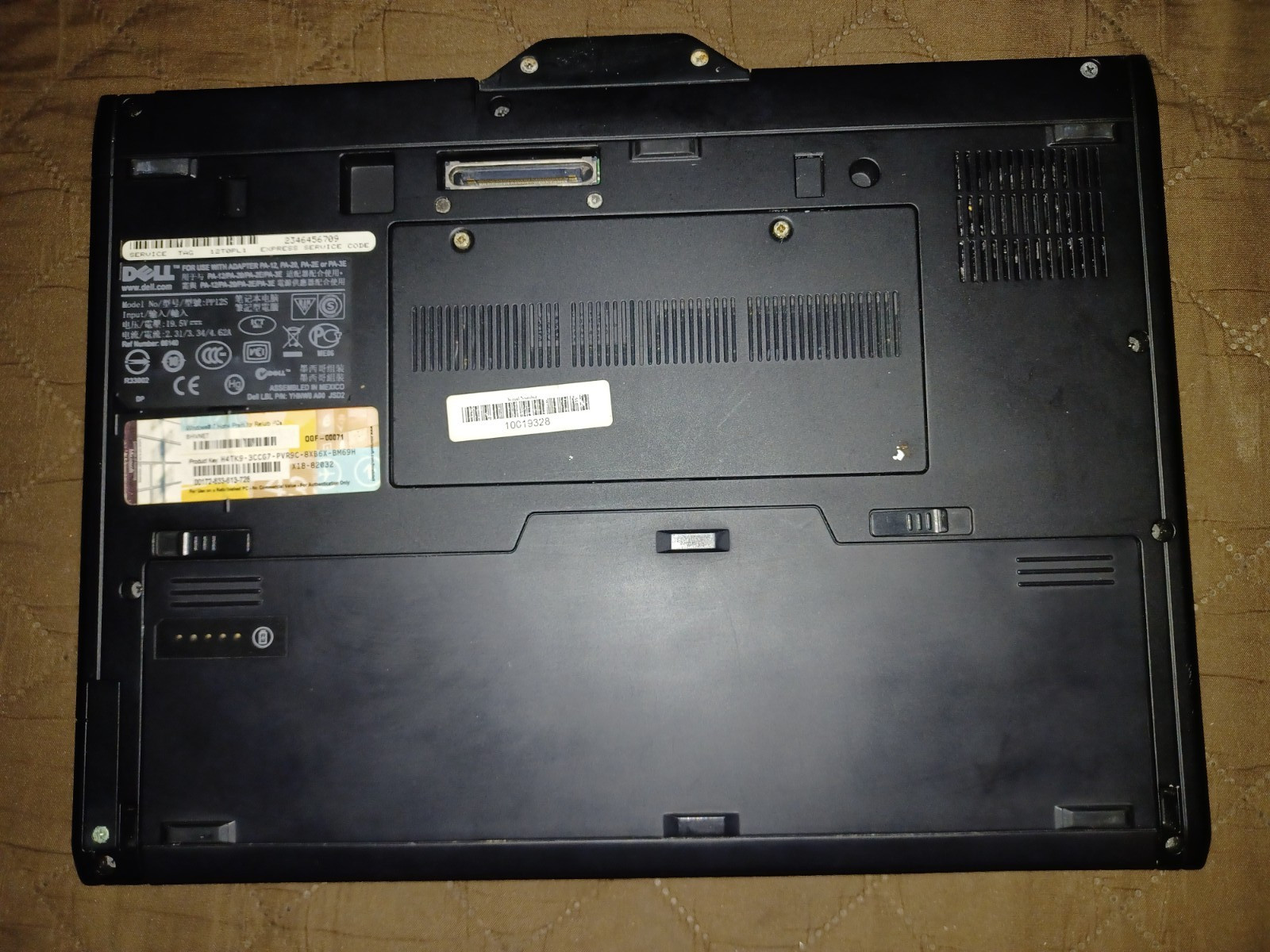 Dell Latitude XT2 PP12S 12.1-inch tablet PC For Parts Only – No RAM/HDD