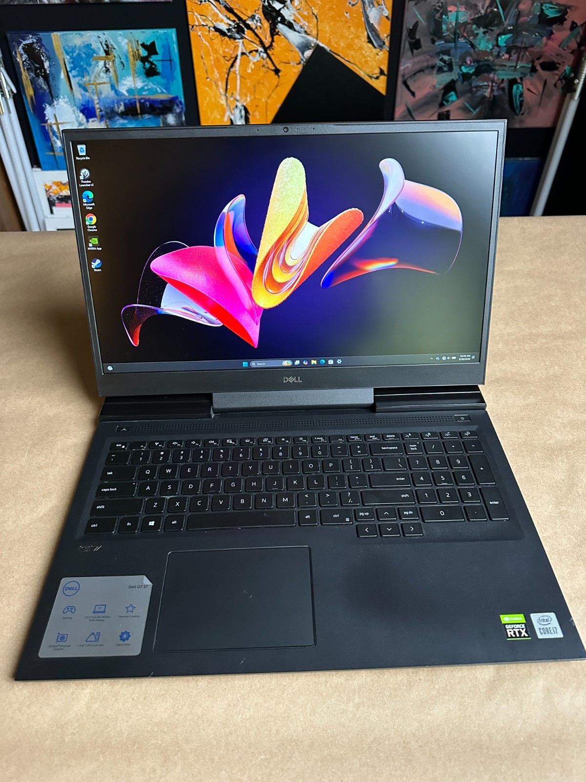 Dell G7 17 Gaming Laptop i7-10750H RTX 2070 32GB 512GB SSD 300Hz Win11 + BOX