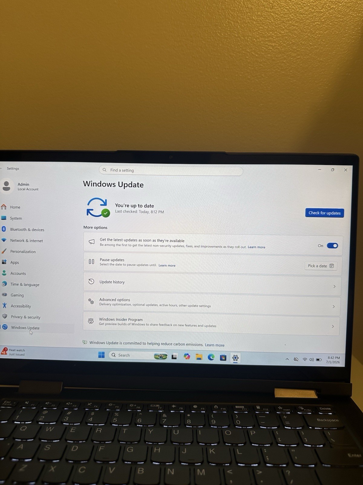 Lenovo Yoga 7 14ITL5 i5-1135G7 12GB RAM 512GB SSD 14” Touch – Hinge Issue