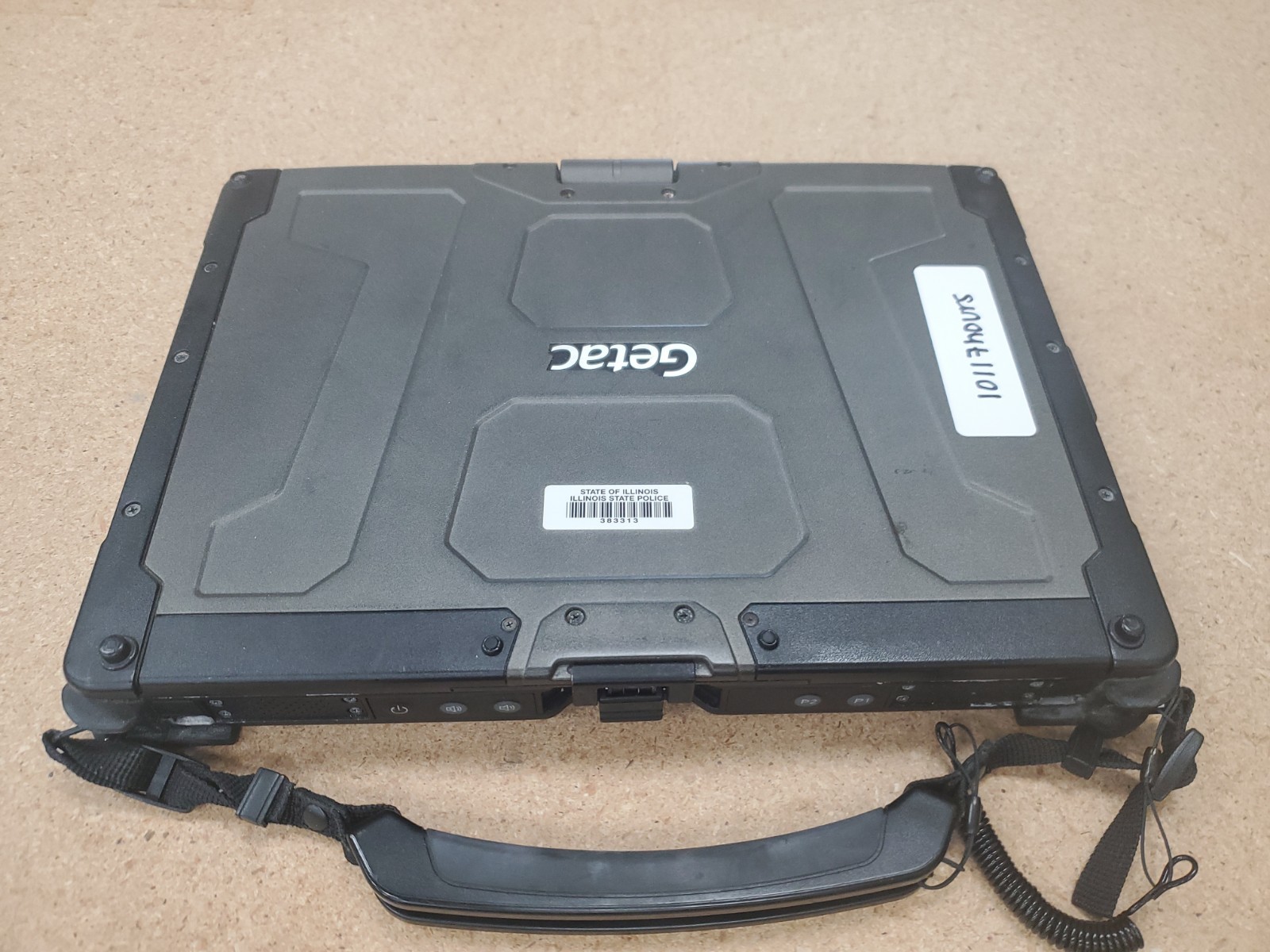 GETAC V110 Laptop Tablet Touch Screen i5-4300U 1.90GHz 8gB No HDD 10117hrs