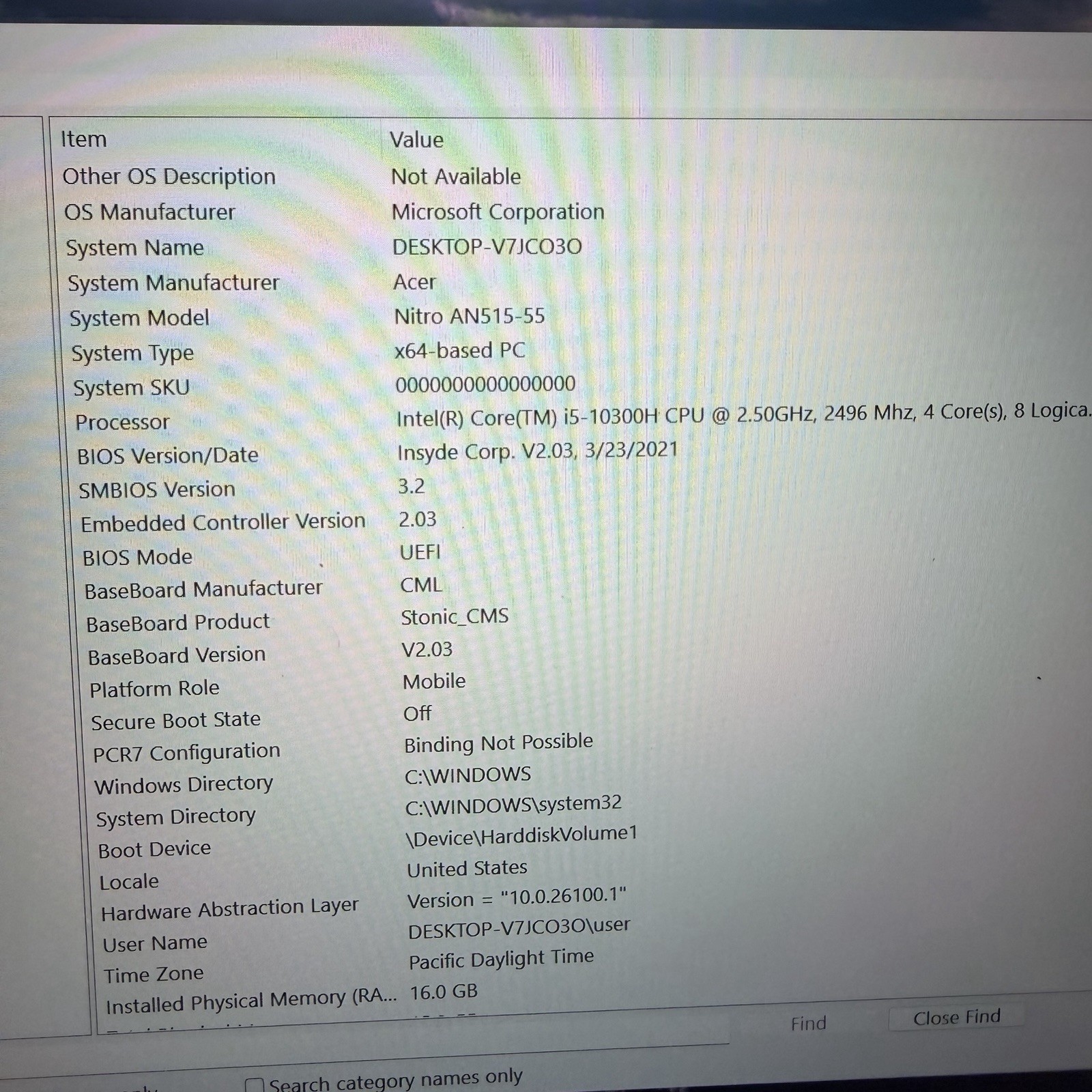 Acer Nitro 5 AN515-55 10th Gen I5 16GB RAM 256GB GTX 1650