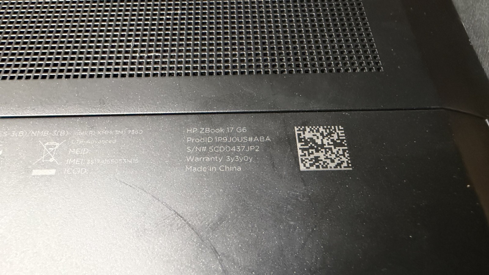 HP ZBook 17 G6 i7-9850H 2.6GHz 2 x 256GB SSD, 32GB RAM W10 NVIDIA RTX 4000