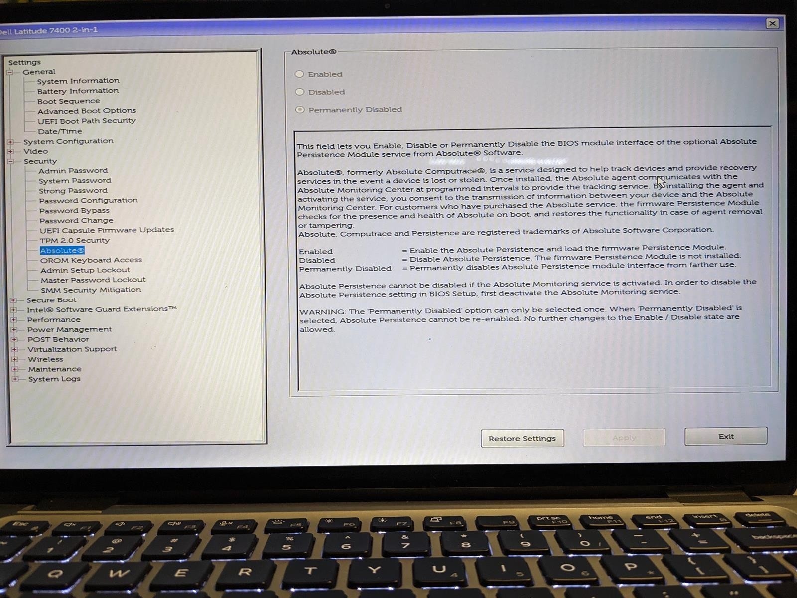 DELL LATITUDE 7400 2-IN-1 i5-8365U @ 1.60GHz, 16GB RAM, NO HDD/OS