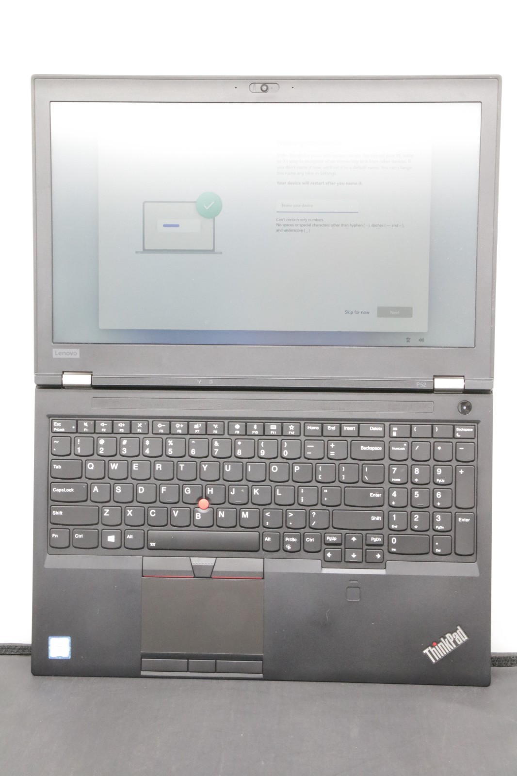 Lenovo ThinkPad P52 – i7-8850H – 16GB, 512GB, Windows 11 +Adapter