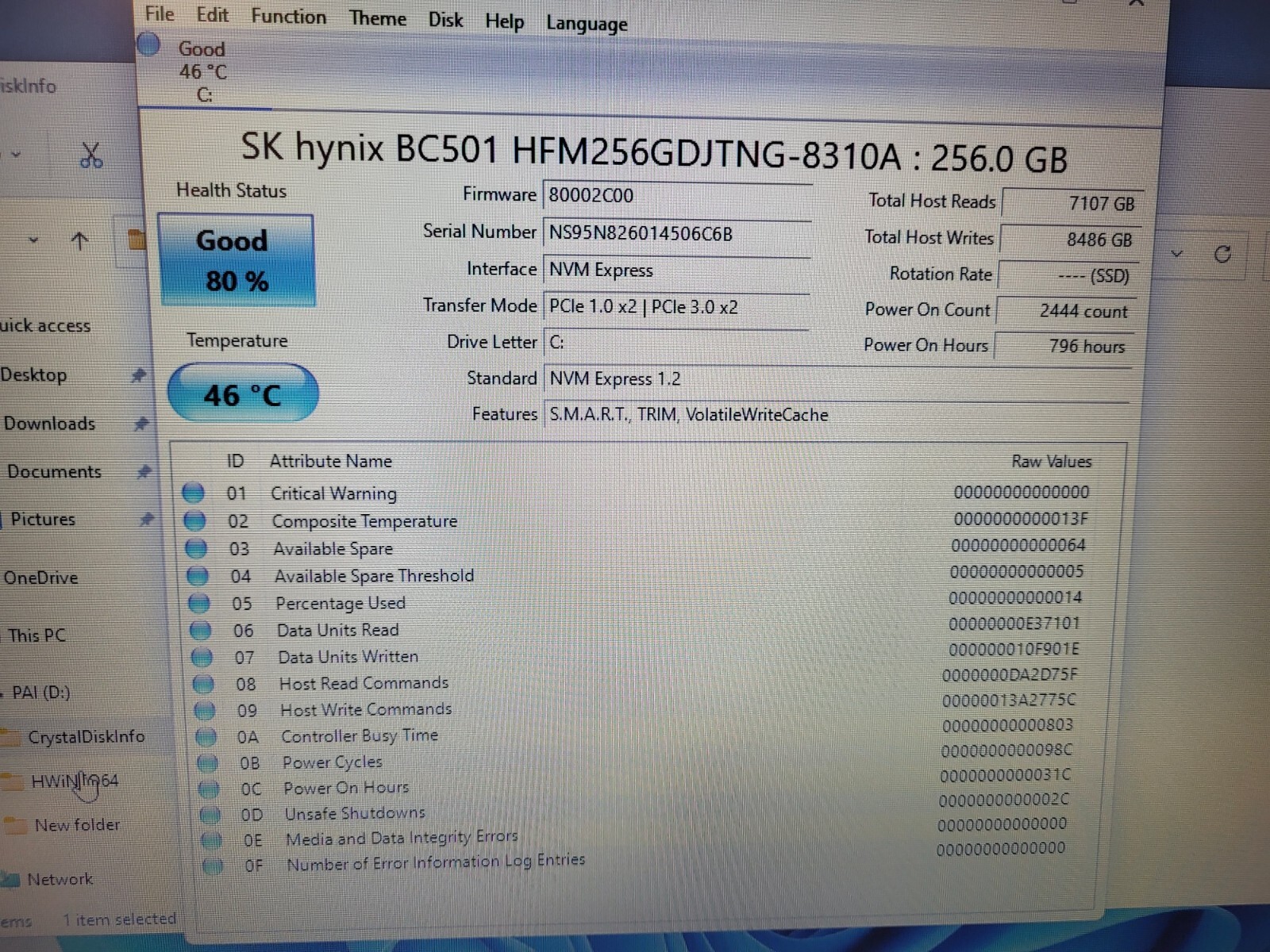 HP Laptop 15z-db100 Ryzen3 3200U 2.6GHz 16gb ram 256gb SSD charger CND9301Q30