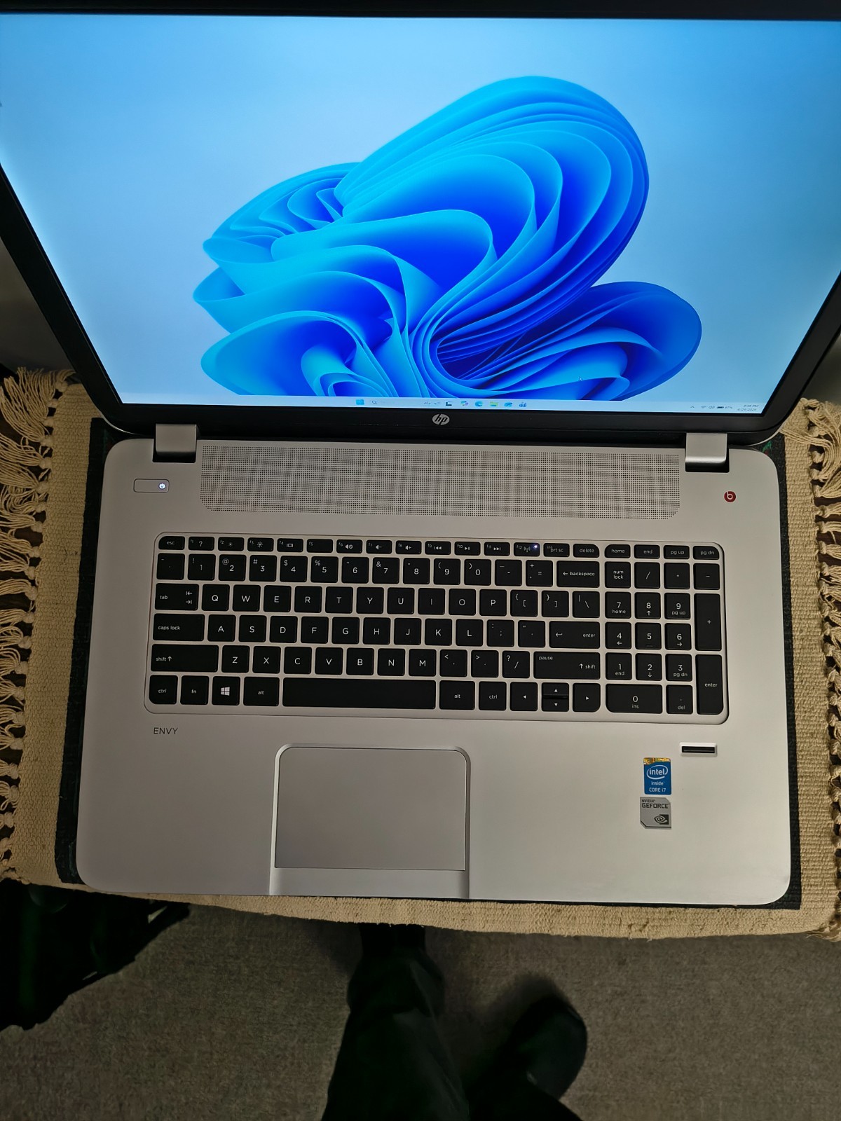 HP Envy 17 NtBk PC 17t-j100 Core i7-4702MQ@2.2GHz 8GB 240GBSSD Win11Hm New Batt