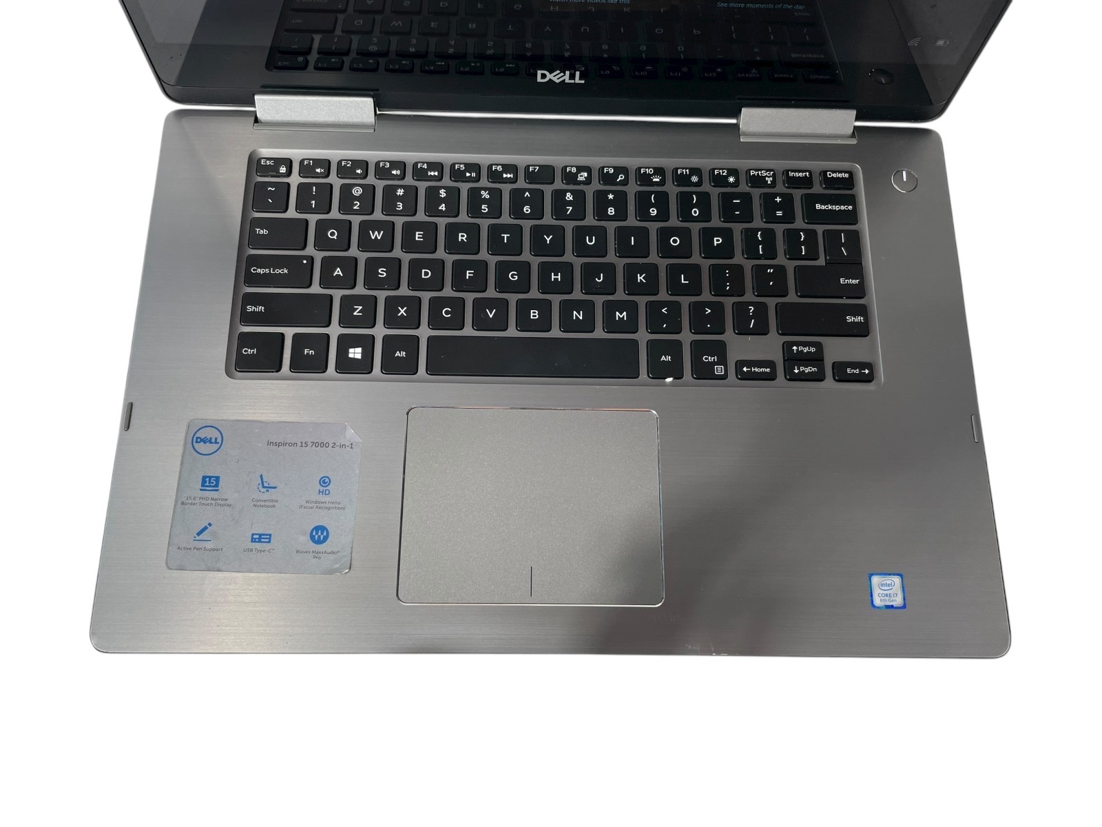 Dell Inspiron 15 7000 2-in-1 Intel i7-8550U 12 GB 1.8 TB HDD WIN 10