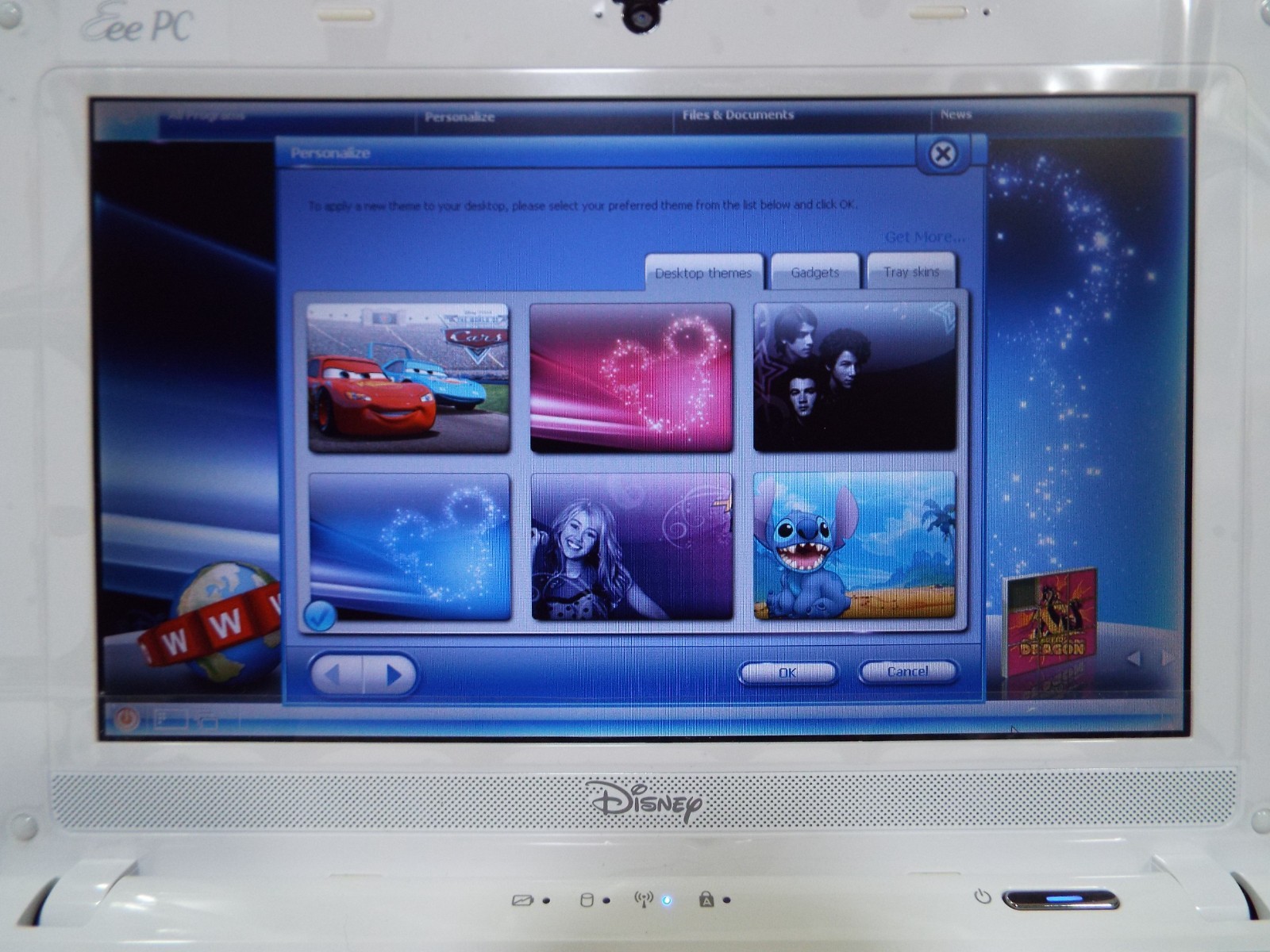 ASUS 8.9″ Disney notebook laptop computer Eee PC MK90H in Princess Pink with box