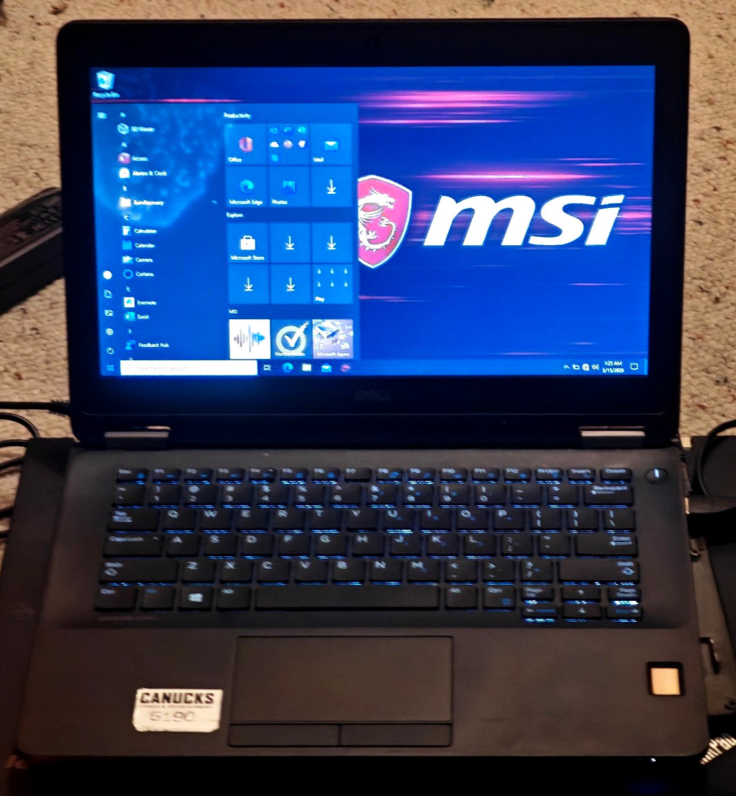 Dell Latitude E7270 P26S – NO BOOT DRIVE/RAM, Intel i7-6600U