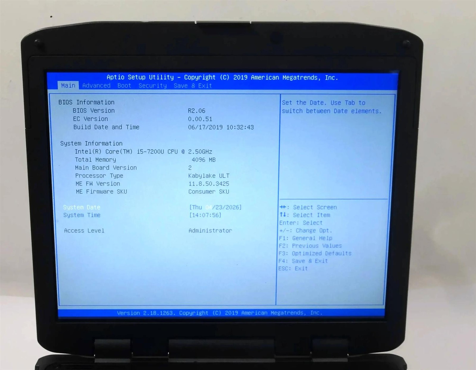Lot of 3 Durabook R8300 Rugged Core i5-7200U 2.50GHz 4GB No HD Laptop