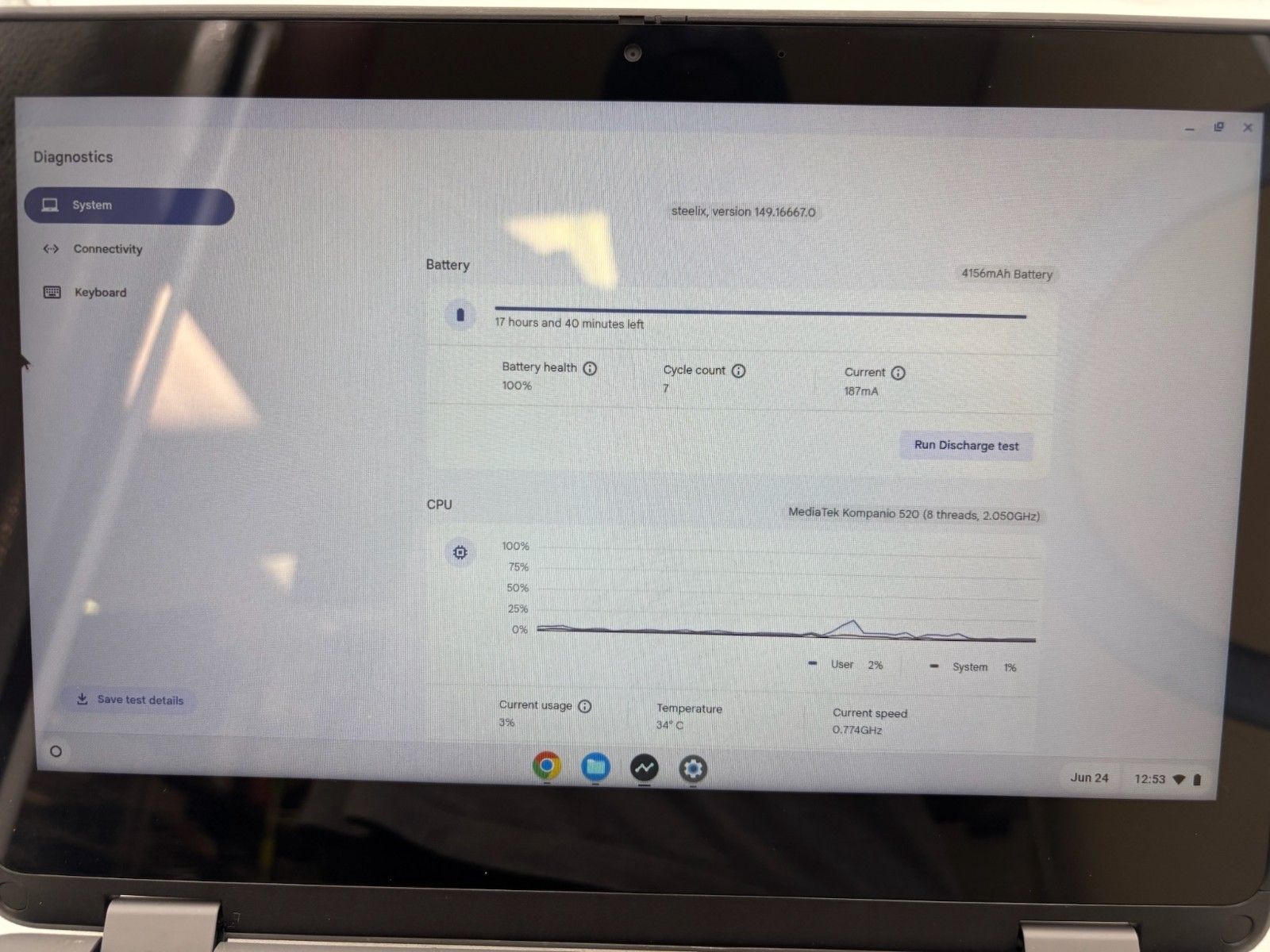 Lenovo 300e Yoga Chromebook Gen 4 11.6″ 32 GB SSD 4 GB RAM MediaTek Kompanio
