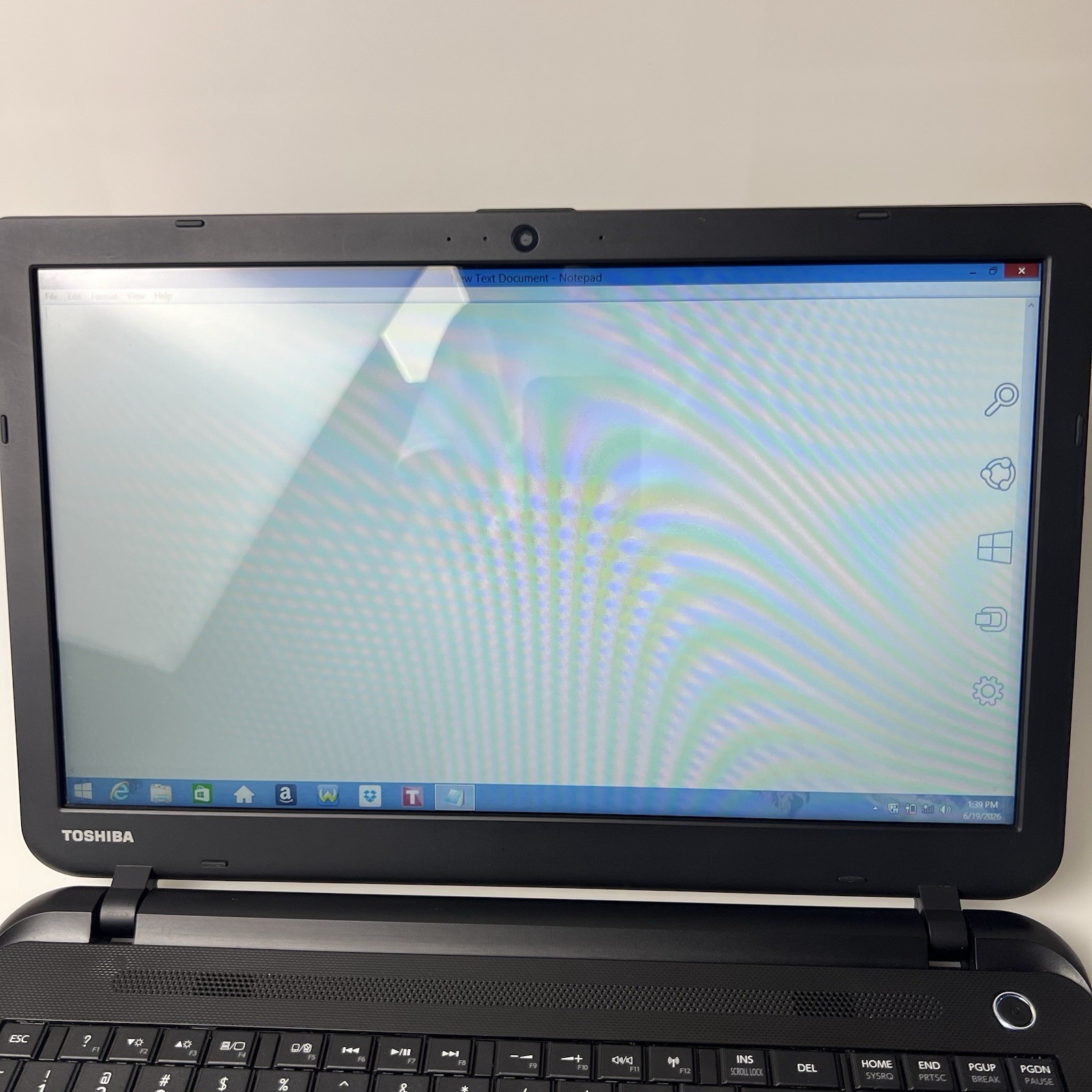 Toshiba Satellite C55-B5101 15.6″ N2840 4GB 500GB Win 8.1 READ Description!