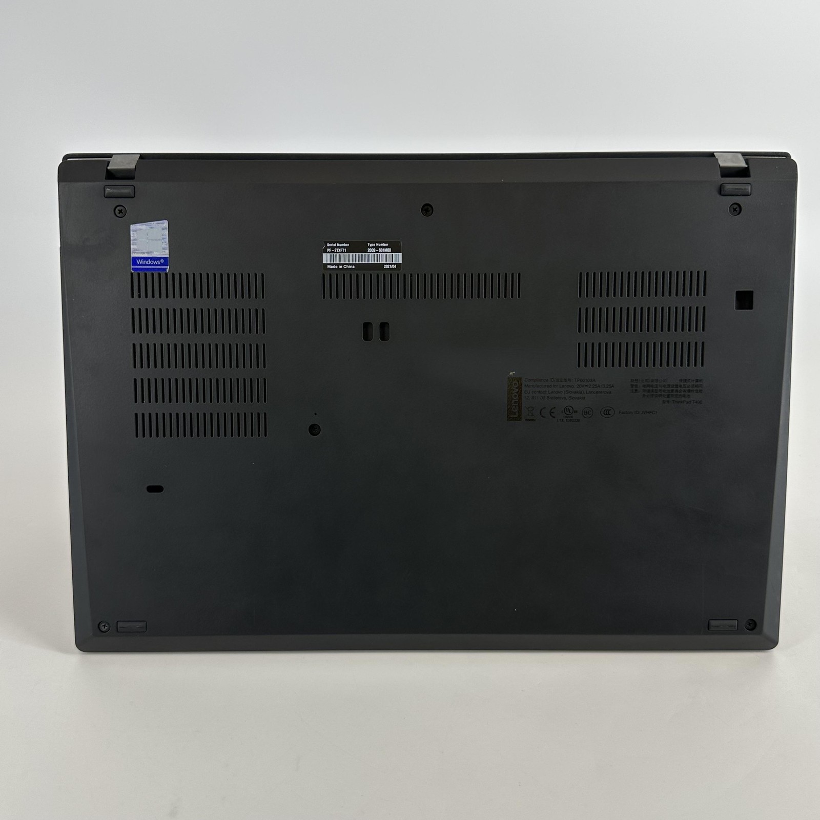 Lenovo ThinkPad T490 14 Black FHD i7-8565U 1.80GHz 16GB 512GB SSD Very Good
