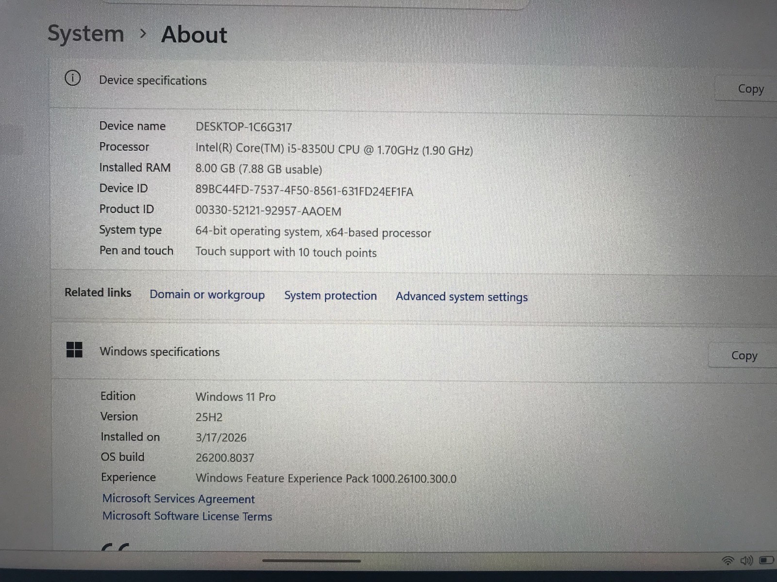 Dell Latitude 7212 Rugged 11.6″ Core i5-8350U 1.70GHZ 8GB RAM 256GB SSD Win 11