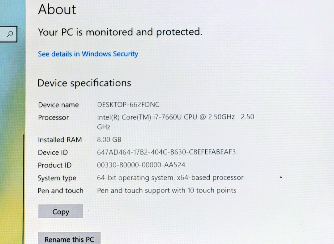 Microsoft Surface pro I7 8gb Ram With 230gb