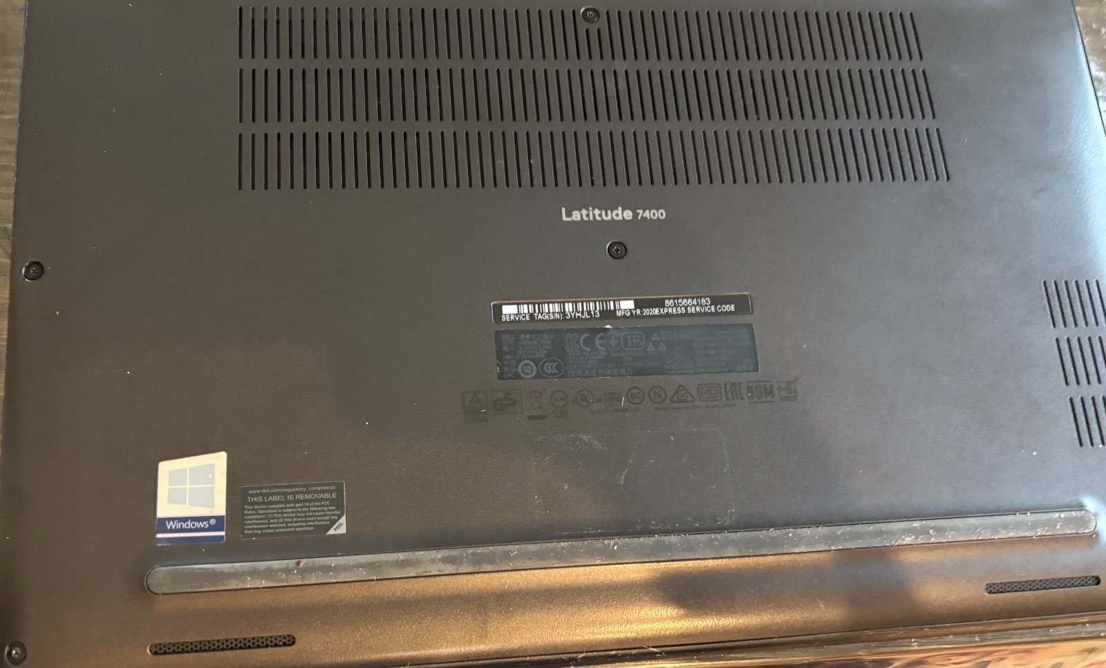 Dell Latitude i5 Laptop, No hard drive installed