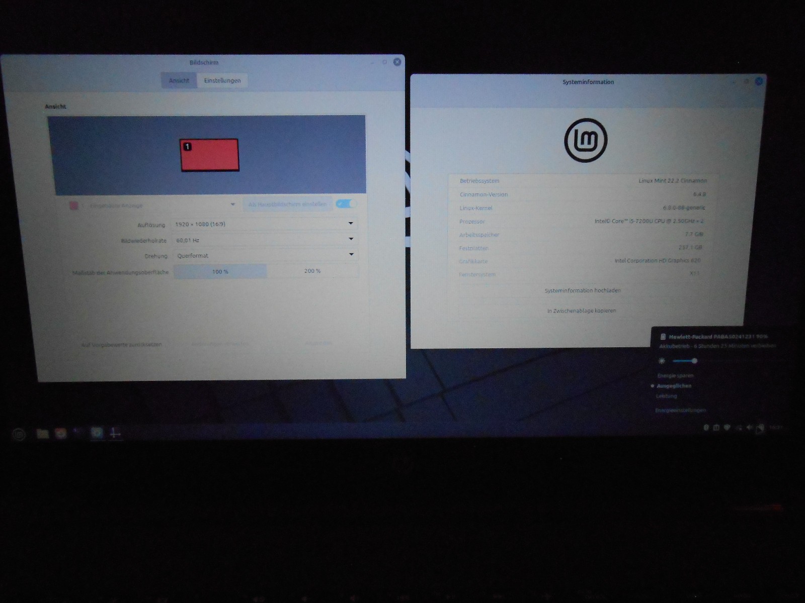 HP 250 G6 i5-7200U 8GB 256GB SSD 15.6″ Full HD