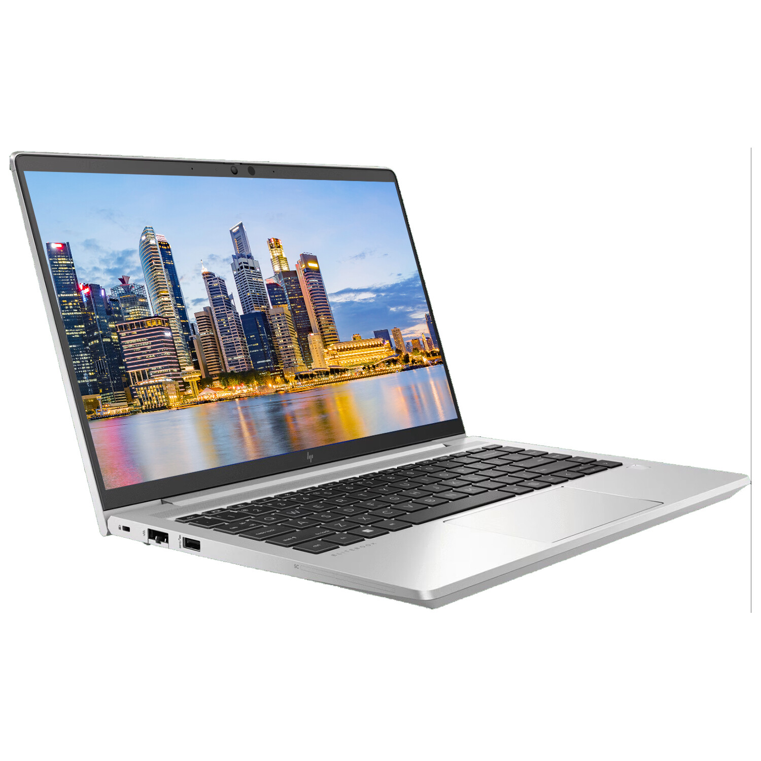 HP EliteBook 640 G10 Touchscreen 14″ i7 Notebook with 2 EliteDisplay 24″ Monitor