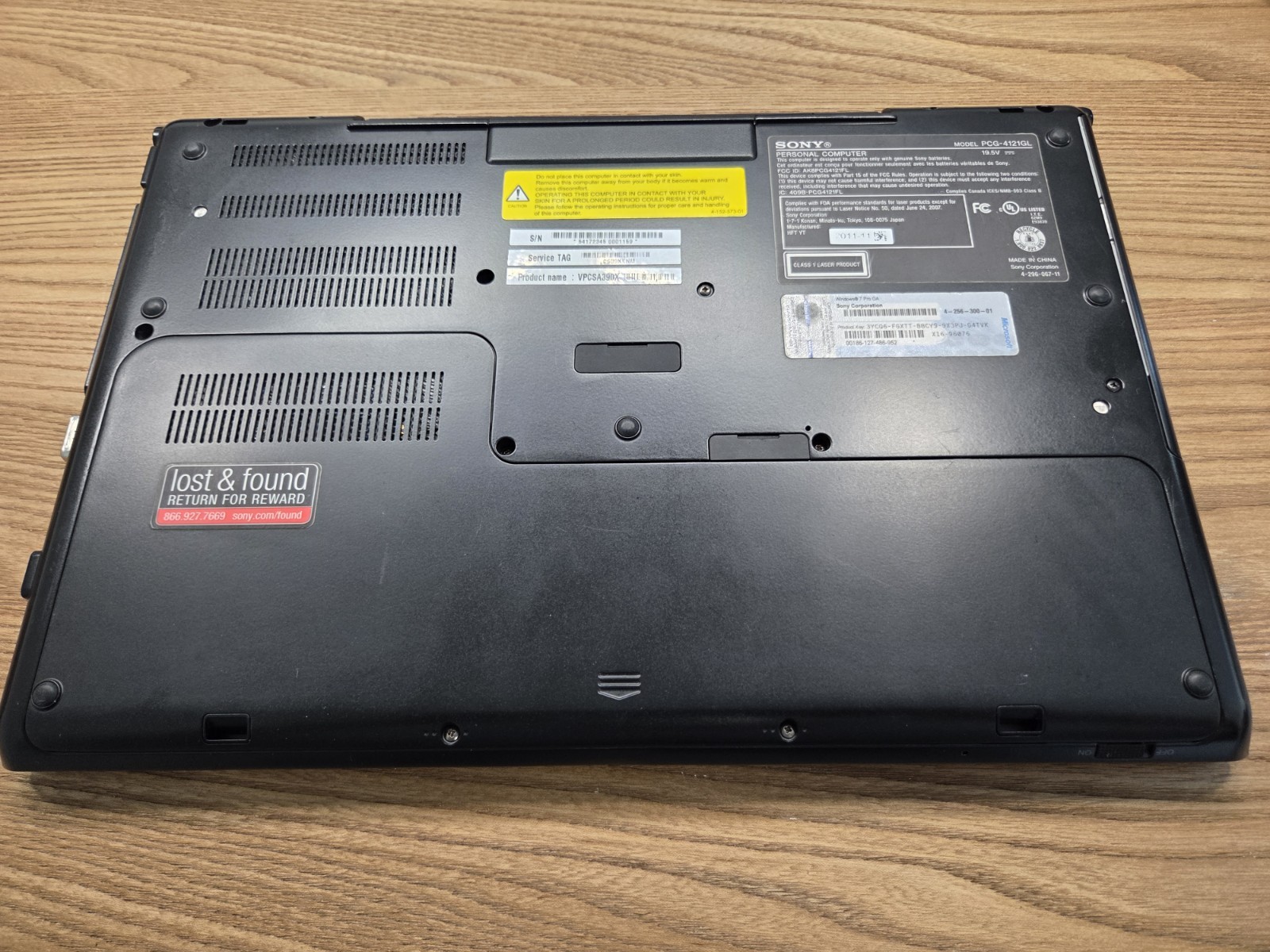 Sony VAIO VPCSA i7 2640m 8gb Ram AMD Radeon 6630m Gpu With Charger & Vaio Bag