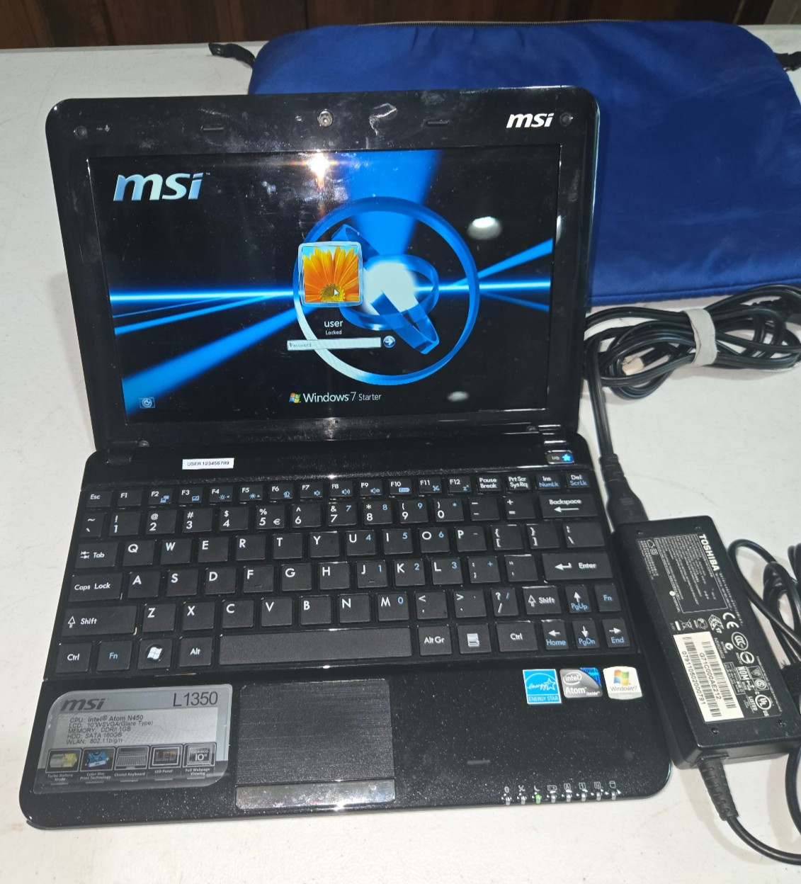 MSI L1350 notebook computer