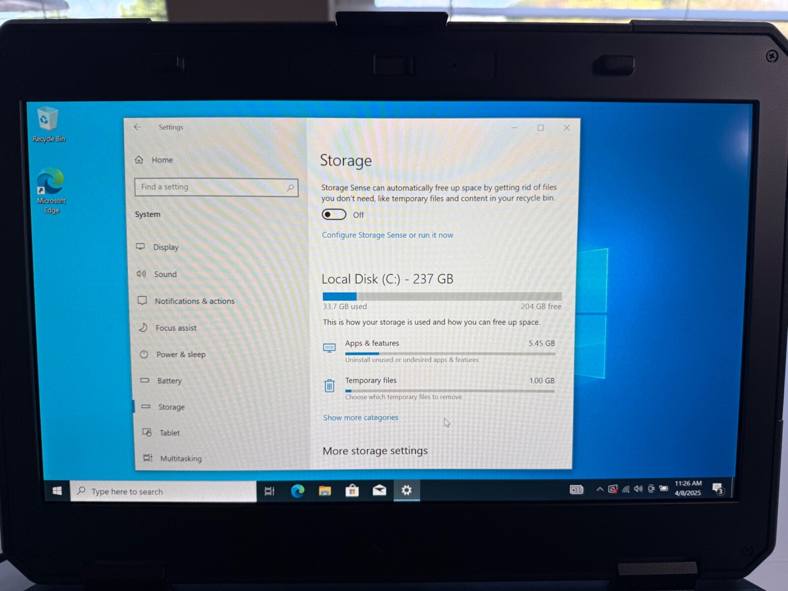 Dell Latitude 14 rugged 5414 Core i7 6th generation