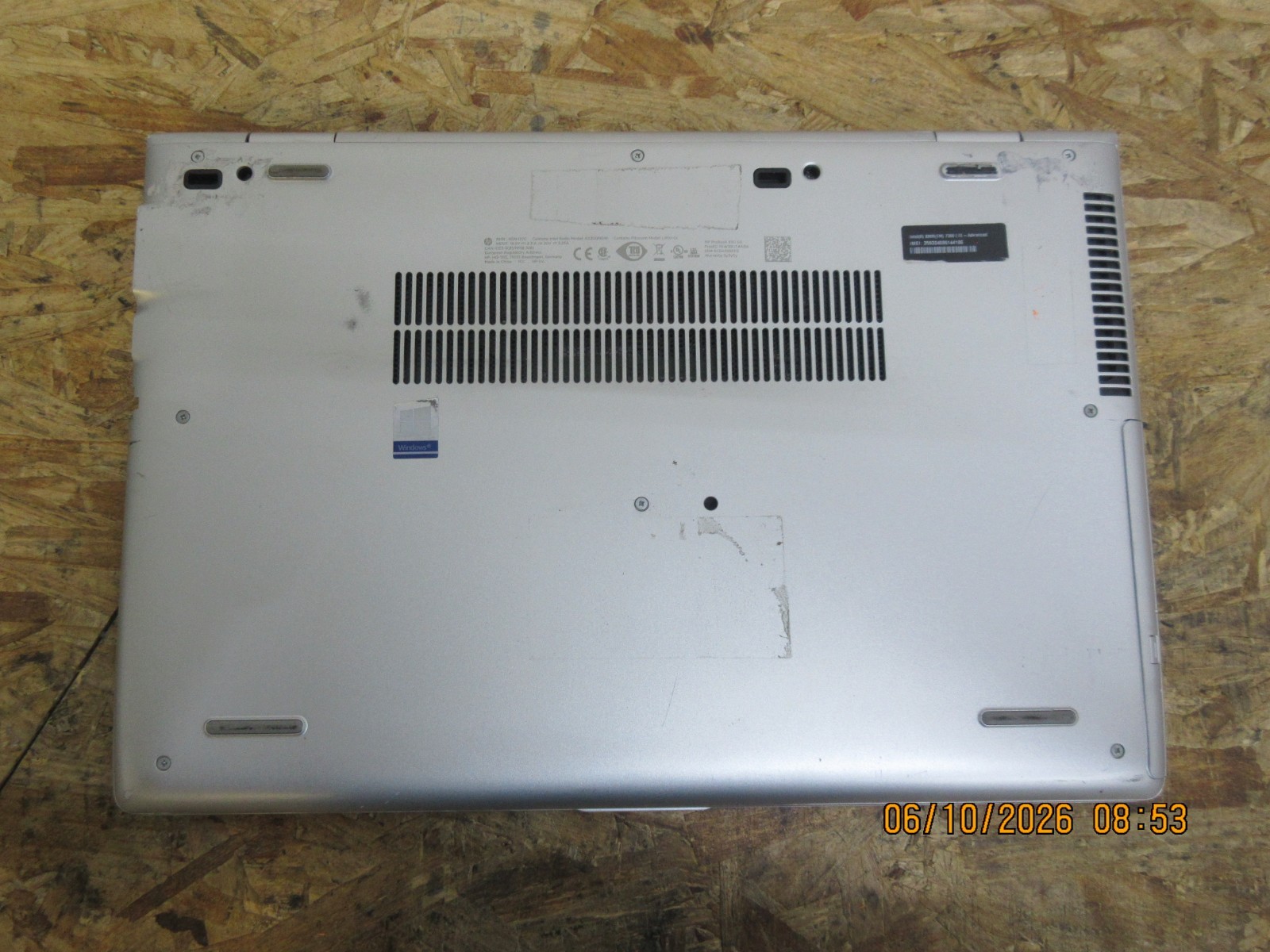 HP ProBook 650 G5 15.6” Intel i7-8TH @ 1.80GHz 8GB RAM 256GB SSD Win11P.
