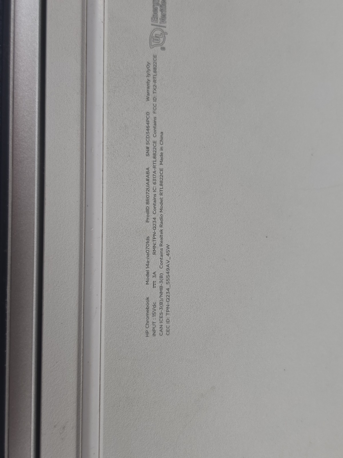 HP 14a-na0701ds 14in Laptop Intel N4120 4gb MEM 128gb eMMC