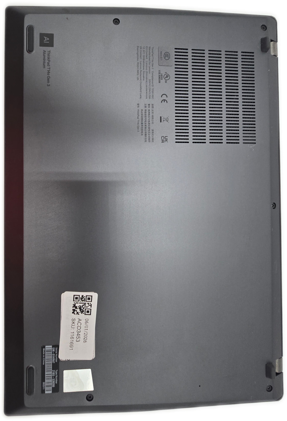Lenovo ThinkPad T14s Gen 3 i7-12th Gen 32GB 512GB SSD Windows 11 Home