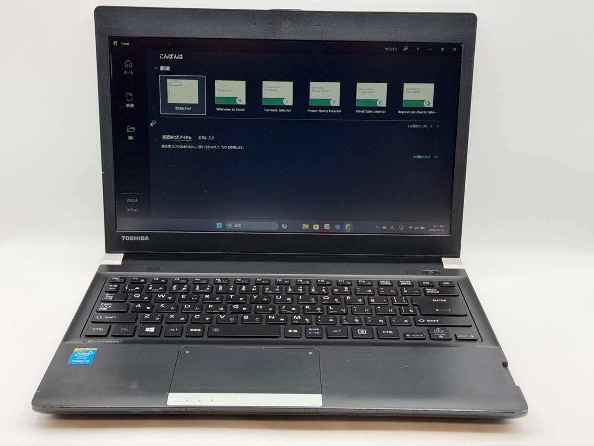 Toshiba Dynabook R734/M i5-4310M 8GB 500GB SSD 13.3″ Win11 Pro Wi-Fi BT/SAIL