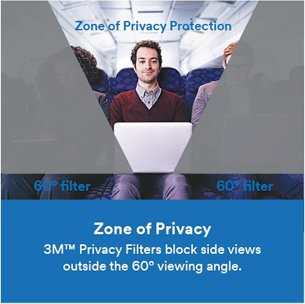 3M Privacy Filter for 13.3 Inch Widescreen Laptop, Reversible Gloss/Matte Finish